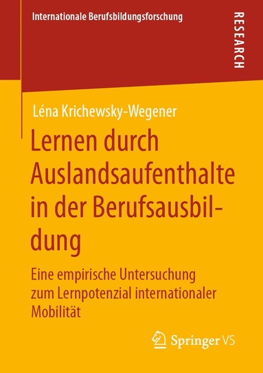 bokomslag Lernen durch Auslandsaufenthalte in der Berufsausbildung