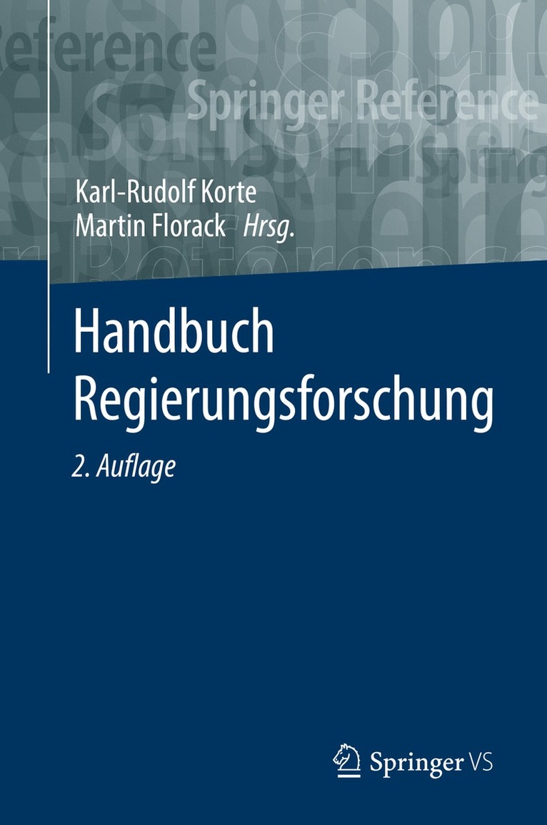 Karl-Rudolf Korte, Martin Florack - Handbuch Regierungsforschung, Inbunden