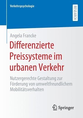 bokomslag Differenzierte Preissysteme im urbanen Verkehr