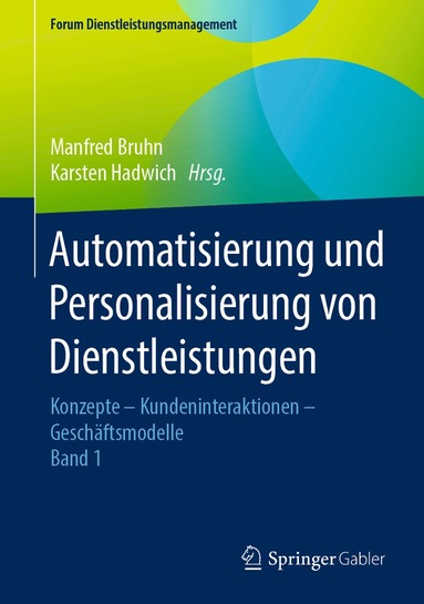 bokomslag Automatisierung und Personalisierung von Dienstleistungen