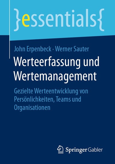 John Erpenbeck, Werner Sauter - Werteerfassung und Wertemanagement, Häftad