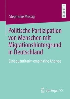 bokomslag Politische Partizipation von Menschen mit Migrationshintergrund in Deutschland