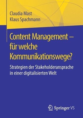 bokomslag Content Management  fr welche Kommunikationswege?