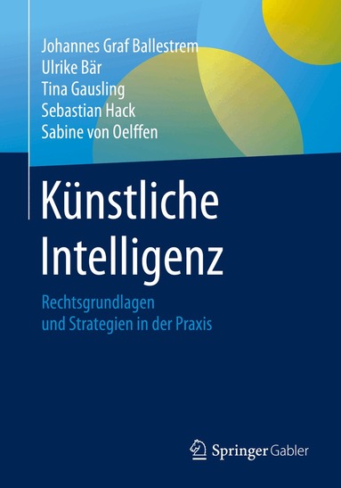 Johannes Graf Ballestrem, Ulrike Bär, Tina Gausling, Sebastian Hack, Sabine von Oelffen - Künstliche Intelligenz, Häftad