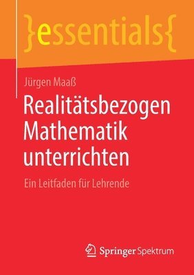 bokomslag Realitätsbezogen Mathematik unterrichten
