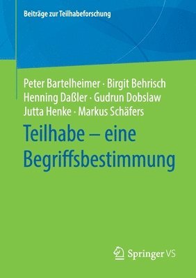 bokomslag Teilhabe - eine Begriffsbestimmung
