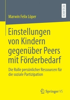 bokomslag Einstellungen von Kindern gegenüber Peers mit Förderbedarf