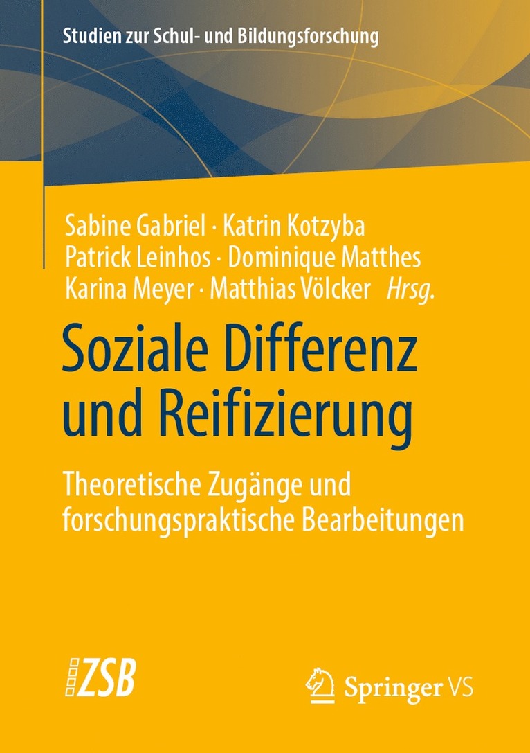 Sabine Gabriel, Katrin Kotzyba, Patrick Leinhos, Dominique Matthes, Karina Meyer, Matthias Völcker, Matthias Volcker - Soziale Differenz und Reifizierung, Häftad