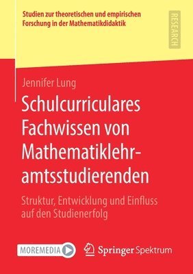 bokomslag Schulcurriculares Fachwissen von Mathematiklehramtsstudierenden