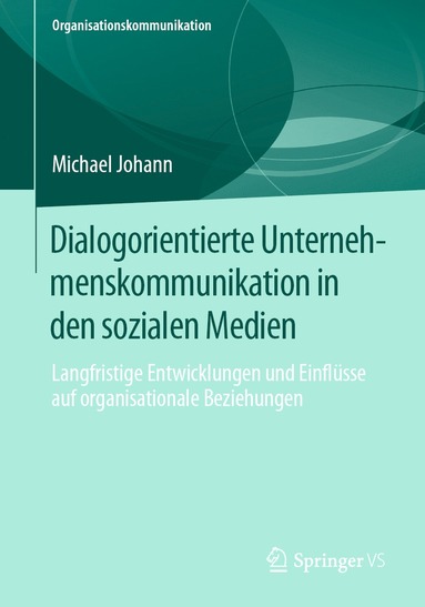 bokomslag Dialogorientierte Unternehmenskommunikation in den sozialen Medien