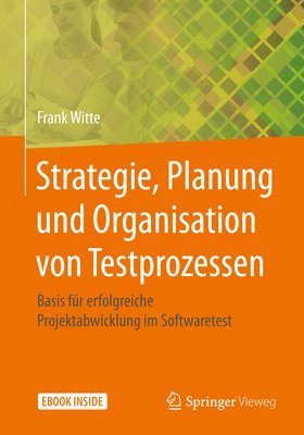 bokomslag Strategie, Planung und Organisation von Testprozessen