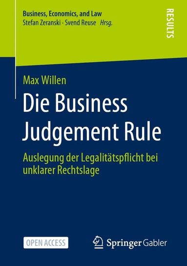 bokomslag Die Business Judgement Rule