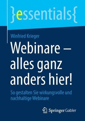 bokomslag Webinare - alles ganz anders hier!