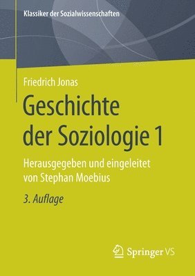 bokomslag Geschichte der Soziologie 1