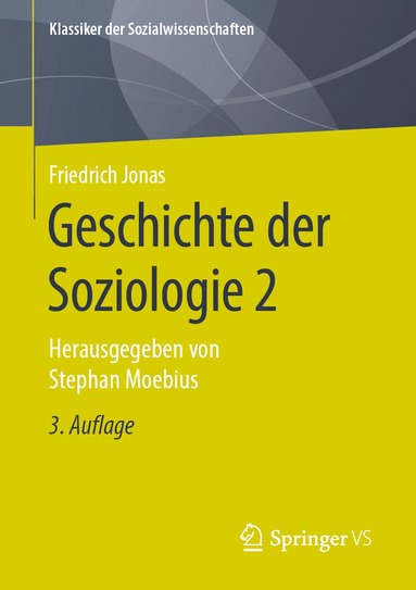 bokomslag Geschichte der Soziologie 2