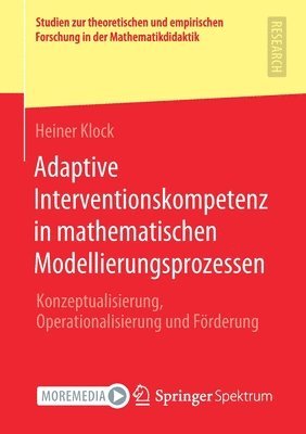 bokomslag Adaptive Interventionskompetenz in mathematischen Modellierungsprozessen