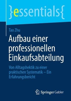 bokomslag Aufbau einer professionellen Einkaufsabteilung