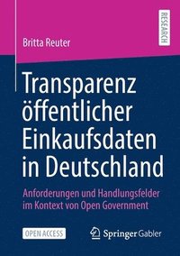 bokomslag Transparenz öffentlicher Einkaufsdaten in Deutschland
