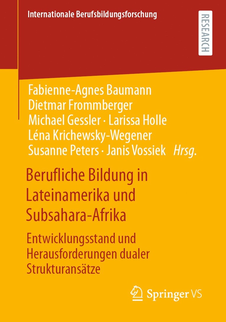 Fabienne-Agnes Baumann, Dietmar Frommberger, Michael Gessler, Larissa Holle, Léna Krichewsky-Wegener, Susanne Peters, Janis Vossiek - Berufliche Bildung in Lateinamerika und Subsahara-Afrika, Häftad