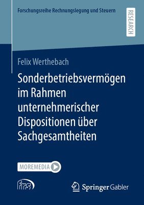 bokomslag Sonderbetriebsvermgen im Rahmen unternehmerischer Dispositionen ber Sachgesamtheiten