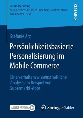 bokomslag Persnlichkeitsbasierte Personalisierung im Mobile Commerce