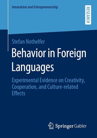 Stefan Nothelfer - Behavior in Foreign Languages, Häftad