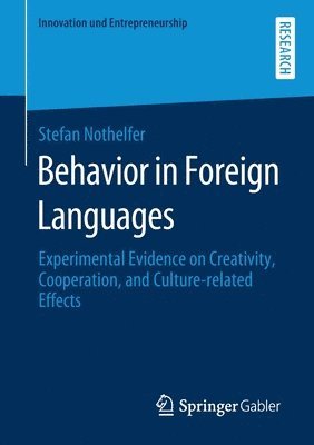 bokomslag Behavior in Foreign Languages