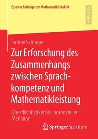 bokomslag Zur Erforschung des Zusammenhangs zwischen Sprachkompetenz und Mathematikleistung