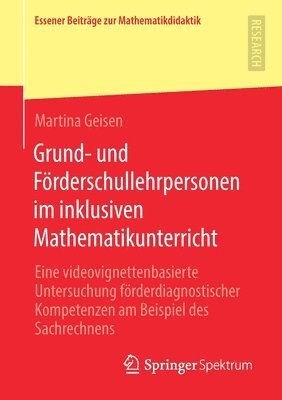 Martina Geisen - Grund- und Förderschullehrpersonen im inklusiven Mathematikunterricht, Häftad