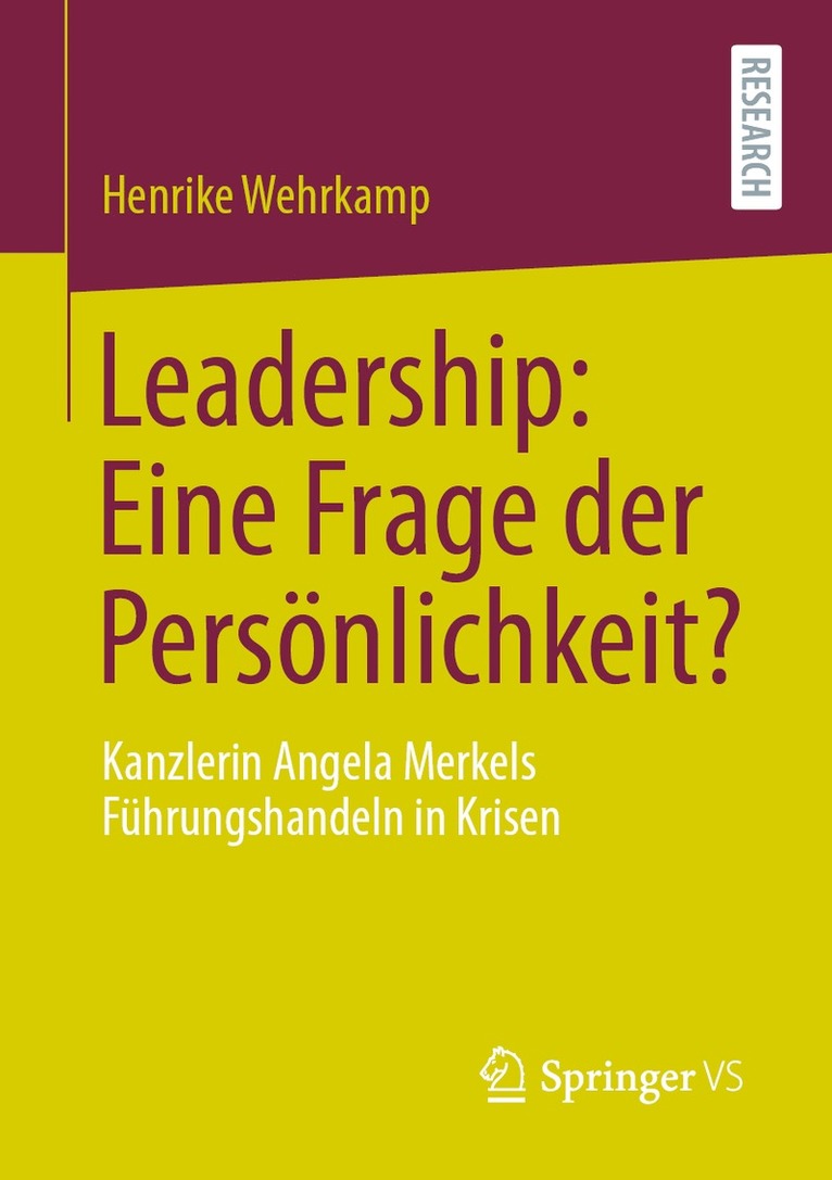 Henrike Wehrkamp - Leadership: Eine Frage der Persönlichkeit?, Häftad