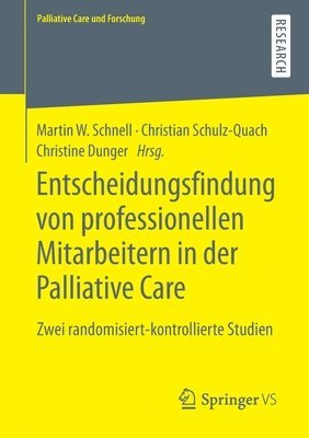 bokomslag Entscheidungsfindung von professionellen Mitarbeitern in der Palliative Care