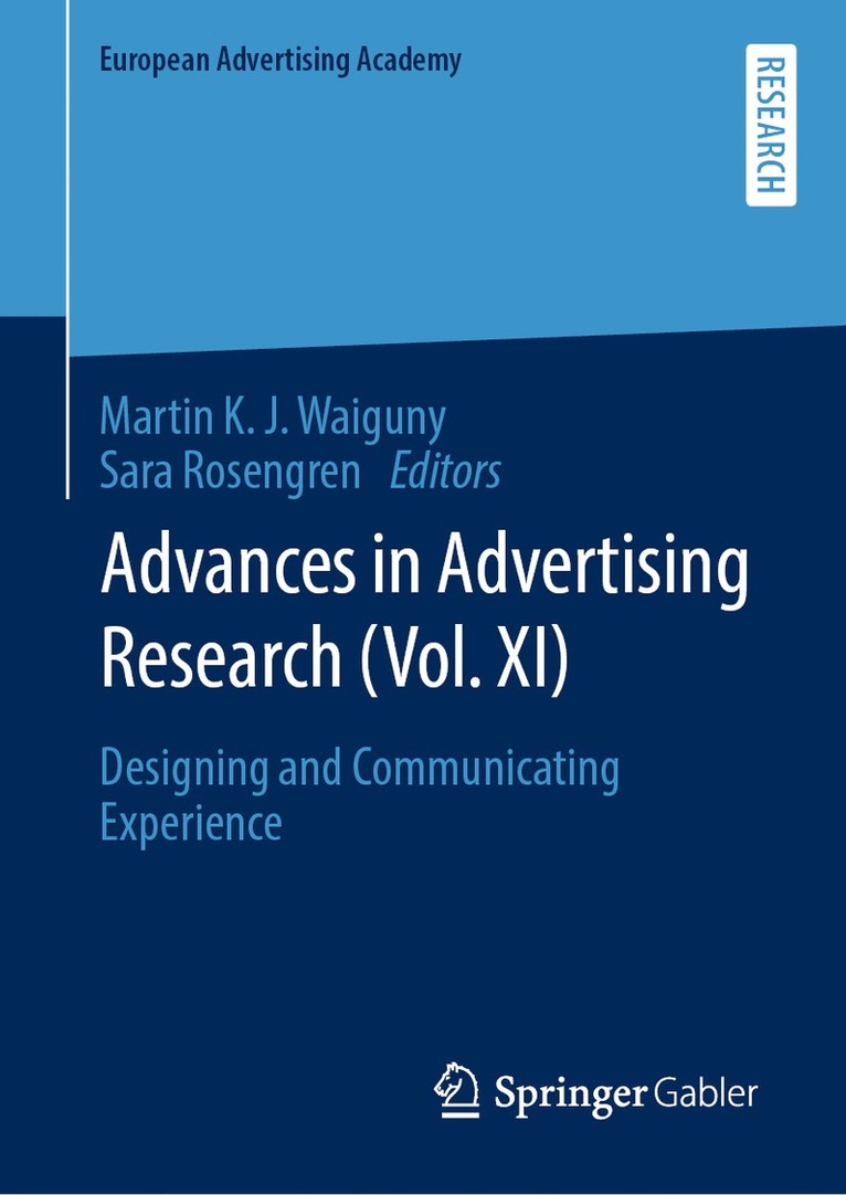 Martin K.J. Waiguny, Sara Rosengren, Martin K. J. Waiguny - Advances in Advertising Research (Vol. XI), Inbunden