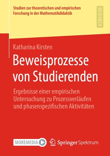 Katharina Kirsten - Beweisprozesse von Studierenden, Häftad