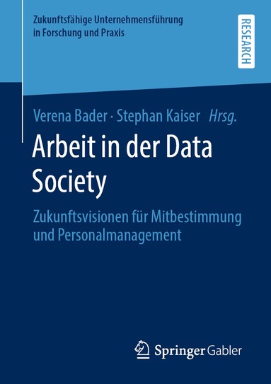 Verena Bader, Stephan Kaiser - Arbeit in der Data Society, Häftad