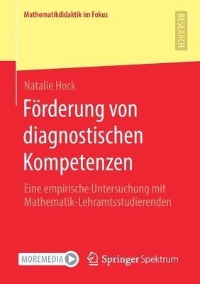 Natalie Hock - Förderung von diagnostischen Kompetenzen, Häftad