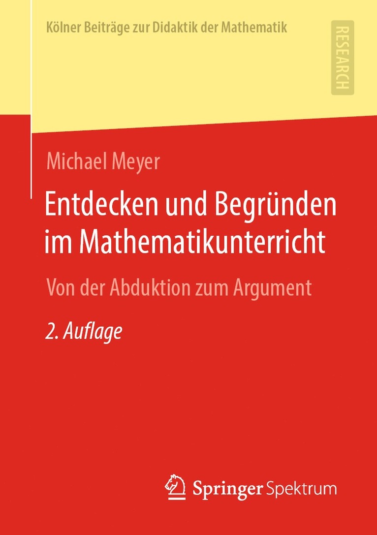 Entdecken und Begrnden im Mathematikunterricht 1