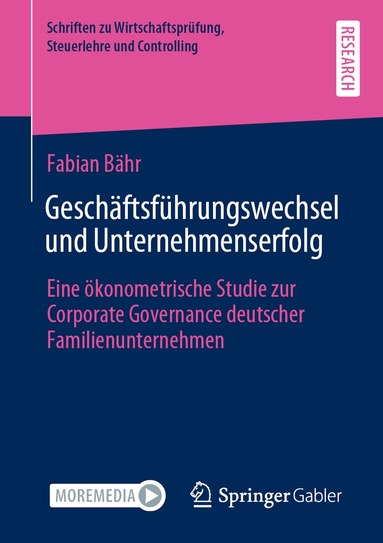Fabian Bähr - Geschäftsführungswechsel und Unternehmenserfolg, Häftad