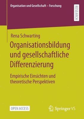 Organisationsbildung und gesellschaftliche Differenzierung 1