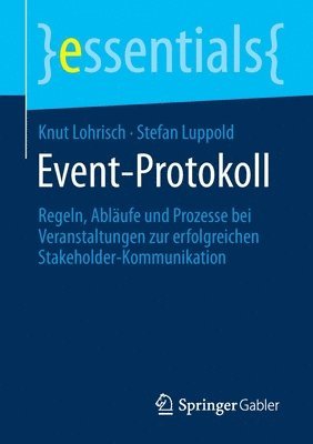 Knut Lohrisch, Stefan Luppold - Event-Protokoll, Häftad