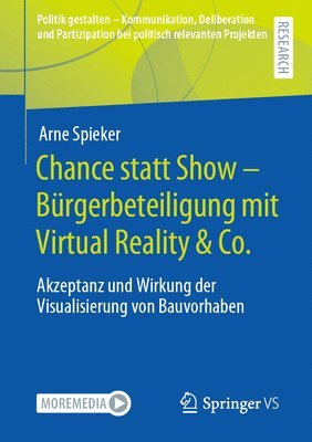 bokomslag Chance statt Show  Brgerbeteiligung mit Virtual Reality & Co.