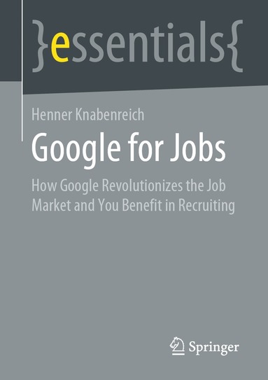 bokomslag Google for Jobs