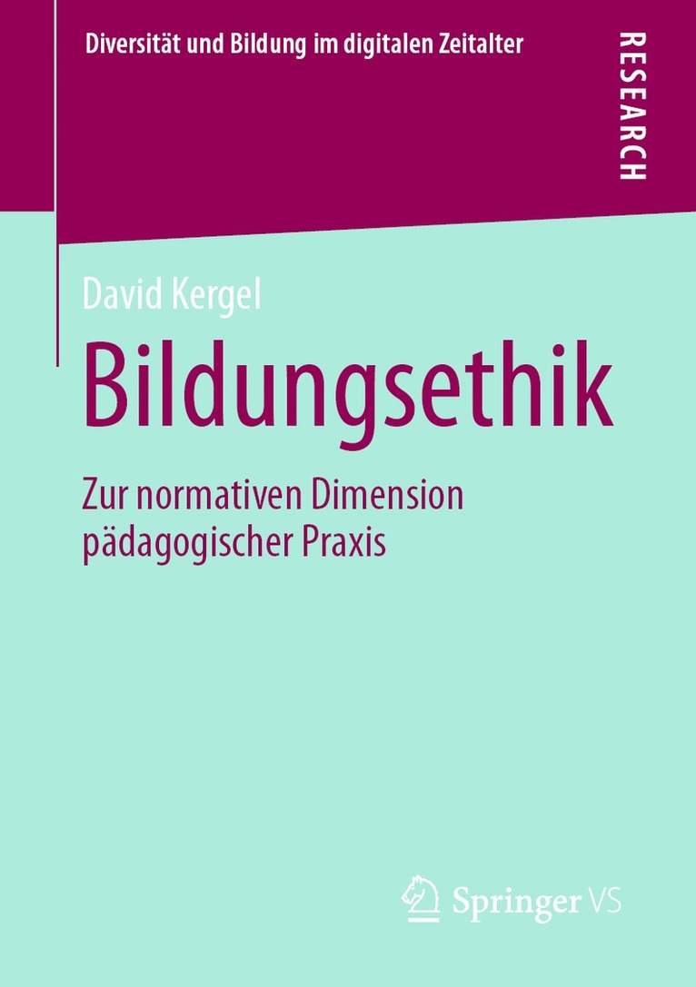 David Kergel - Bildungsethik, Häftad