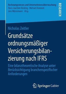 bokomslag Grundstze ordnungsmiger Versicherungsbilanzierung nach IFRS