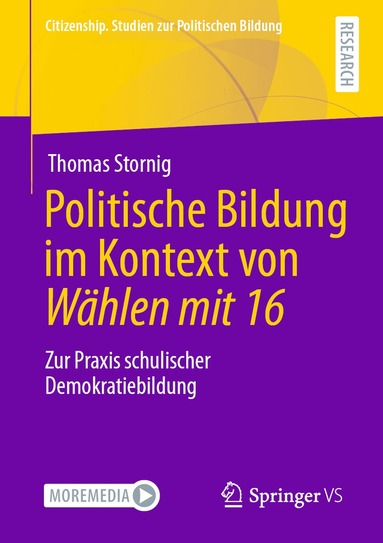 Thomas Stornig - Politische Bildung im Kontext von Wählen mit 16, Häftad