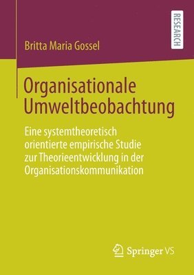 bokomslag Organisationale Umweltbeobachtung