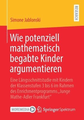 Simone Jablonski - Wie potenziell mathematisch begabte Kinder argumentieren, Häftad. Tillgänglighet: Lägg i varukorg