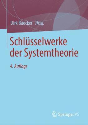 bokomslag Schlsselwerke der Systemtheorie