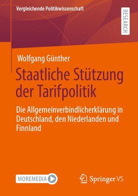 Wolfgang Günther - Staatliche Stützung der Tarifpolitik, Häftad