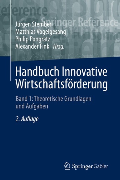 Jürgen Stember, Matthias Vogelgesang, Philip Pongratz, Alexander Fink - Handbuch Innovative Wirtschaftsförderung, Inbunden