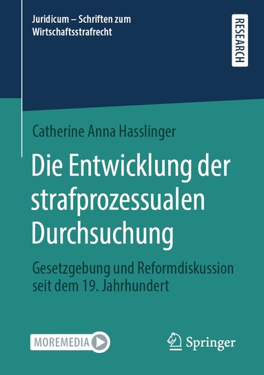 bokomslag Die Entwicklung der strafprozessualen Durchsuchung